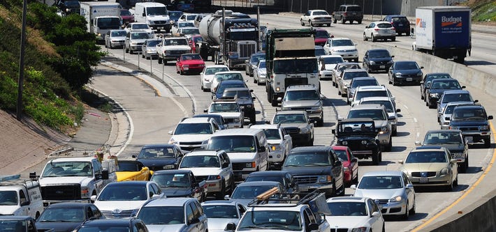 Photo of cars on a highway